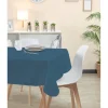 Nappe rectangulaire polyester anti tâche imprimé graphique bleu < Gifi Online