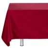 Nappe rectangulaire velours rouge L250X140 cm