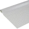 Nappe ronde toile cirée motif gris et rouge Ø160 cm < Gifi Outlet