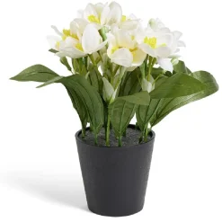 Narcisse artificiel en pot Ø28xH30cm < Gifi Sale