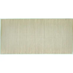 Natte de plage en paille 180x90cm - 3 coloris