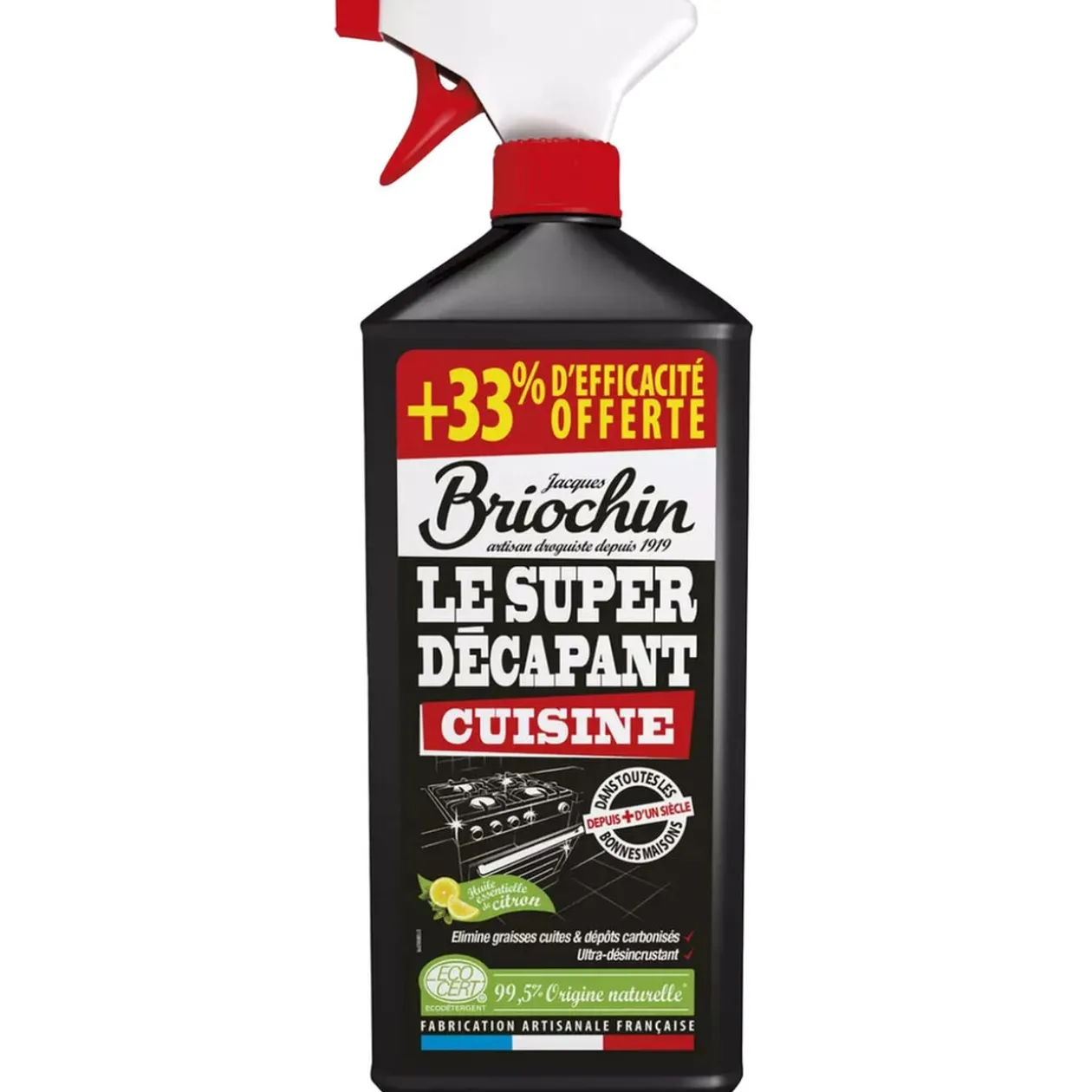 Nettoyant cuisine Super Décapant Briochin citron 1,33L