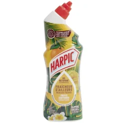 Nettoyant gel WC Harpic fraîcheur d'ailleurs fruits exotiques de bambou 750ml < Gifi