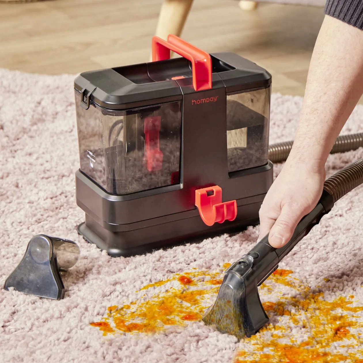Nettoyeur détacheur 3en1 avec 2 réservoirs 330W