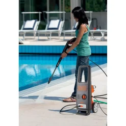 Nettoyeur haute pression Black & Decker 125bar 420L/h noir et orange 1600W