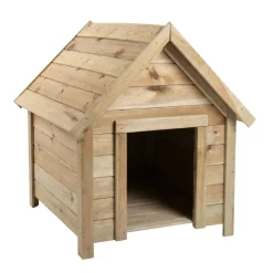 Niche extérieur pour chien en bois 80x65xH80cm