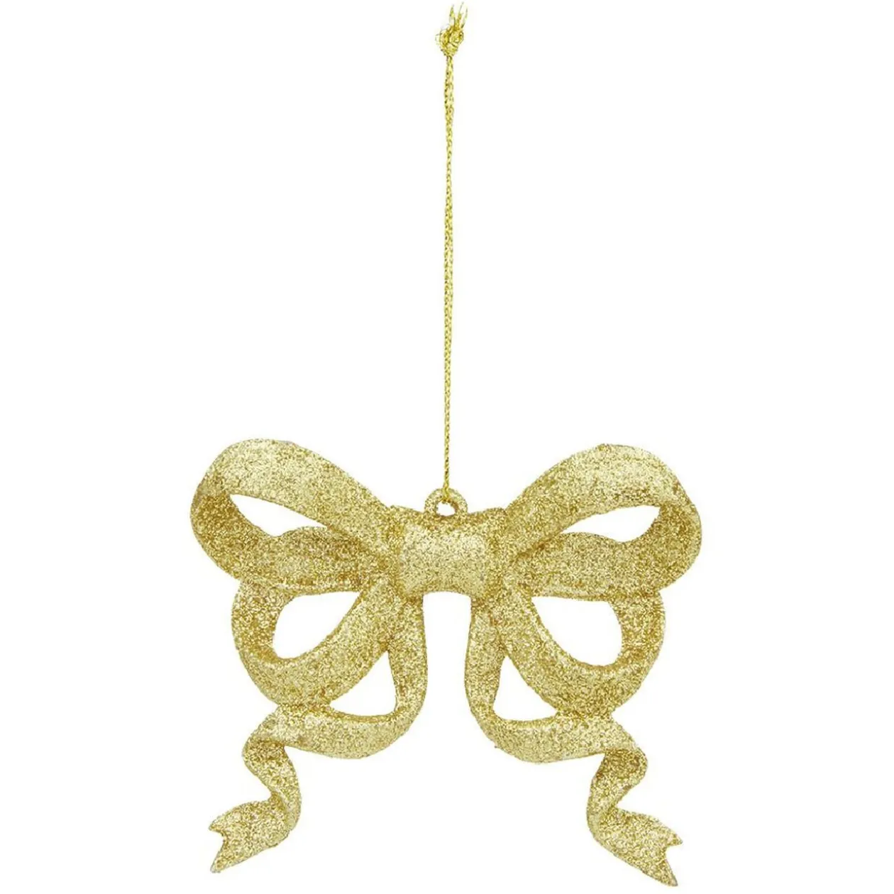 Noeud de Noël à paillettes à suspendre