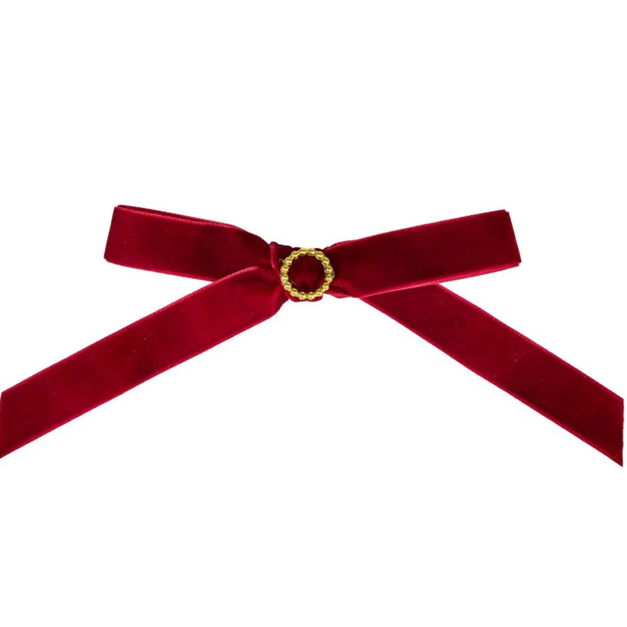Noeud de Noël velours rouge x3 L12cm < Gifi Best