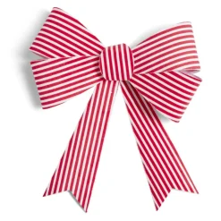 Noeud rayé rouge et blanc Candyland 28x32cm < Gifi Outlet