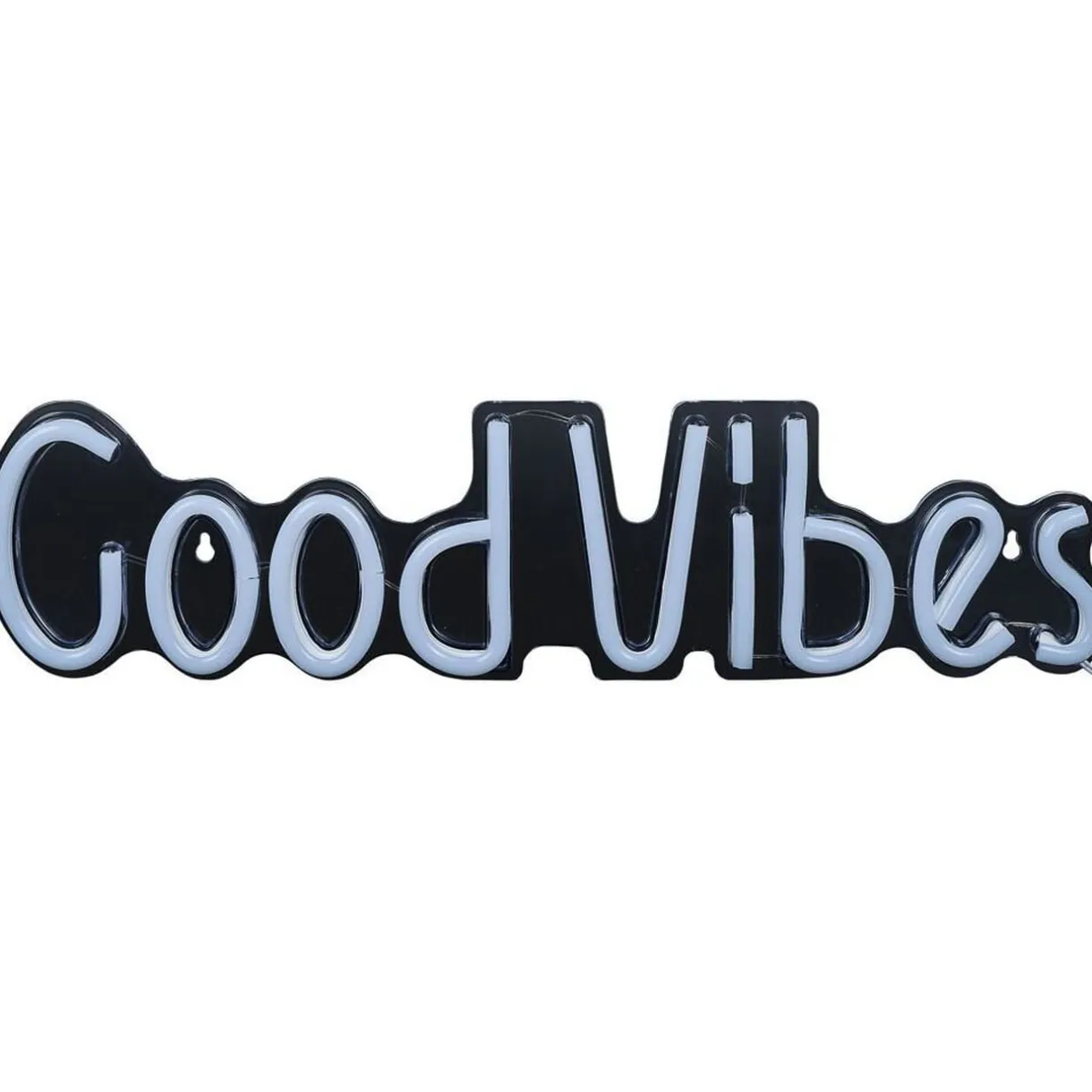 Néon LED inscription Good Vibes jaune < Gifi Online