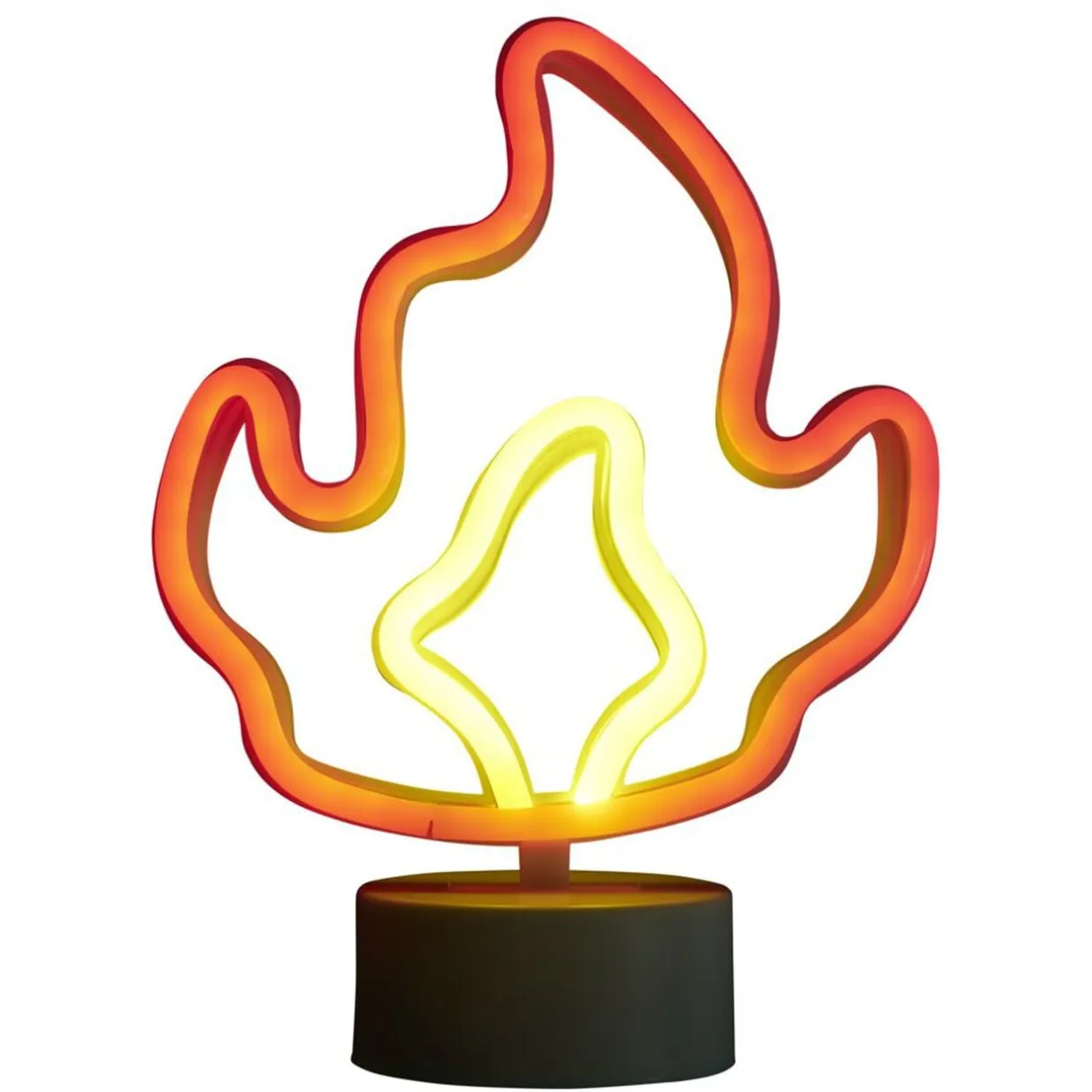 Néon LED à poser forme flamme 17x23,5cm < Gifi Clearance