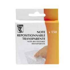 Note repositionnable transparente x150 < Gifi Outlet