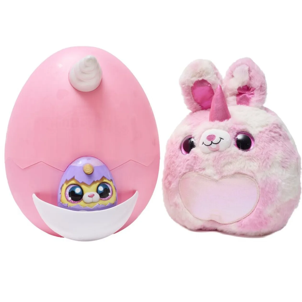 oeuf surprise Mamacorn rose avec peluche 23x18xH29cm