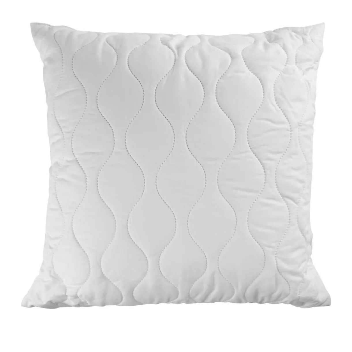 Oreiller carré ferme matelassé blanc 60x60xÉp10cm < Gifi Online