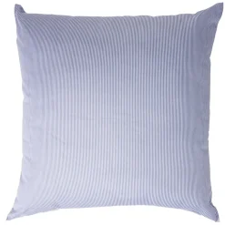Oreiller carré traditionnel Le Bélier du Nord coton rayures bleu et blanc 60x60cm < Gifi Best