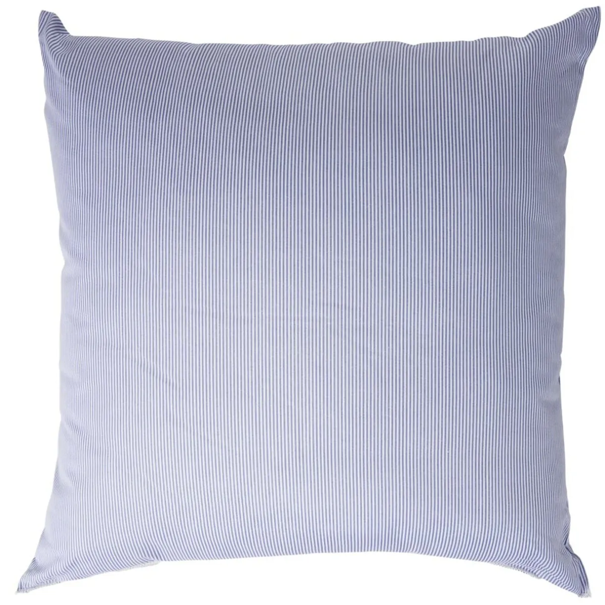 Oreiller carré traditionnel Le Bélier du Nord coton rayures bleu et blanc 60x60cm < Gifi Best