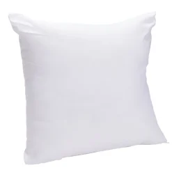 Oreiller confort ferme 60x60cm polyester blanc