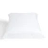 Oreiller confort moelleux 60x60cm polyester blanc