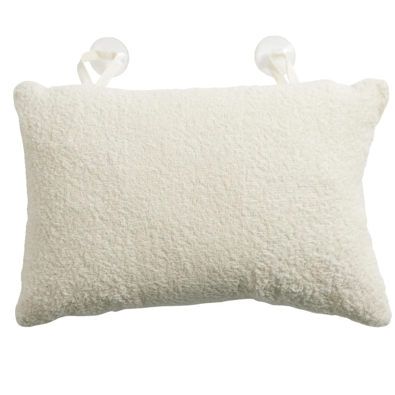 Oreiller de bain textile avec ventouses 33x24x10cm