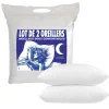Oreiller x2 carré câlin 60x60x15cm < Gifi Outlet