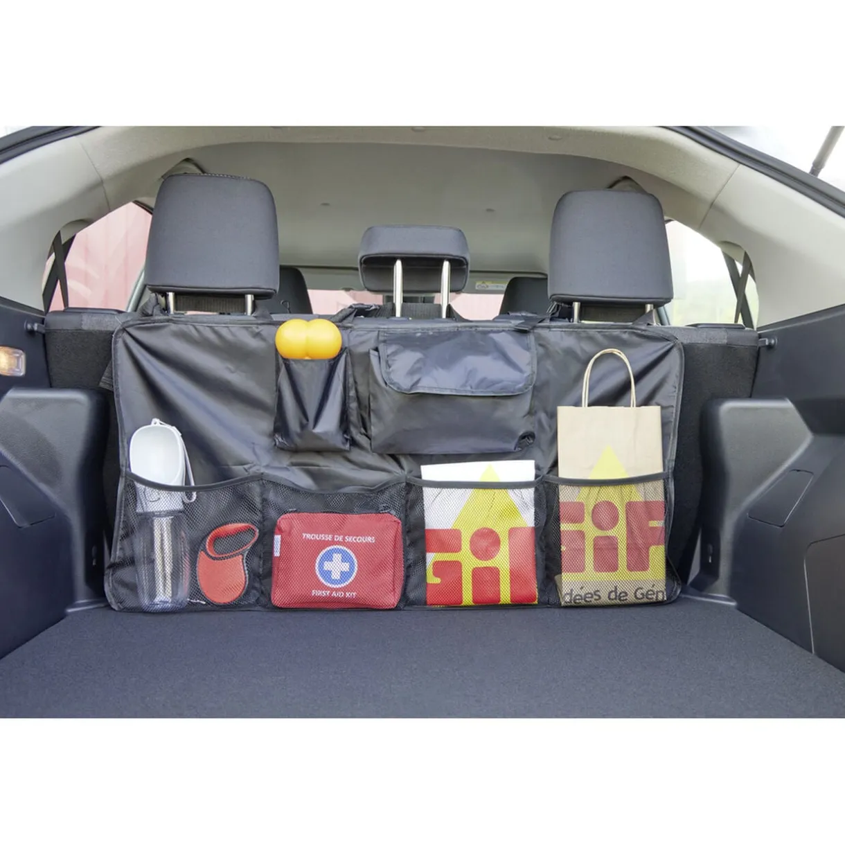 Organisateur coffre de voiture avec pochettes 44x89cm < Gifi Online