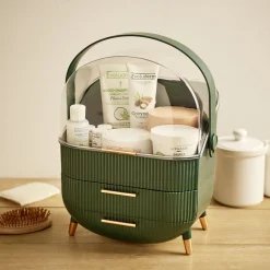 Organisateur cosmétiques 1 compartiments et 2 tiroirs 28,6x18,5xH37cm (2 modèles) < Gifi Best