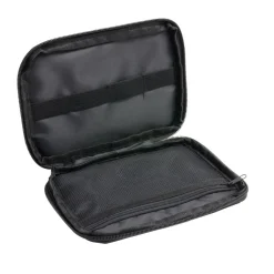 Organisateur de câble pochette zippée noire 19x14cm