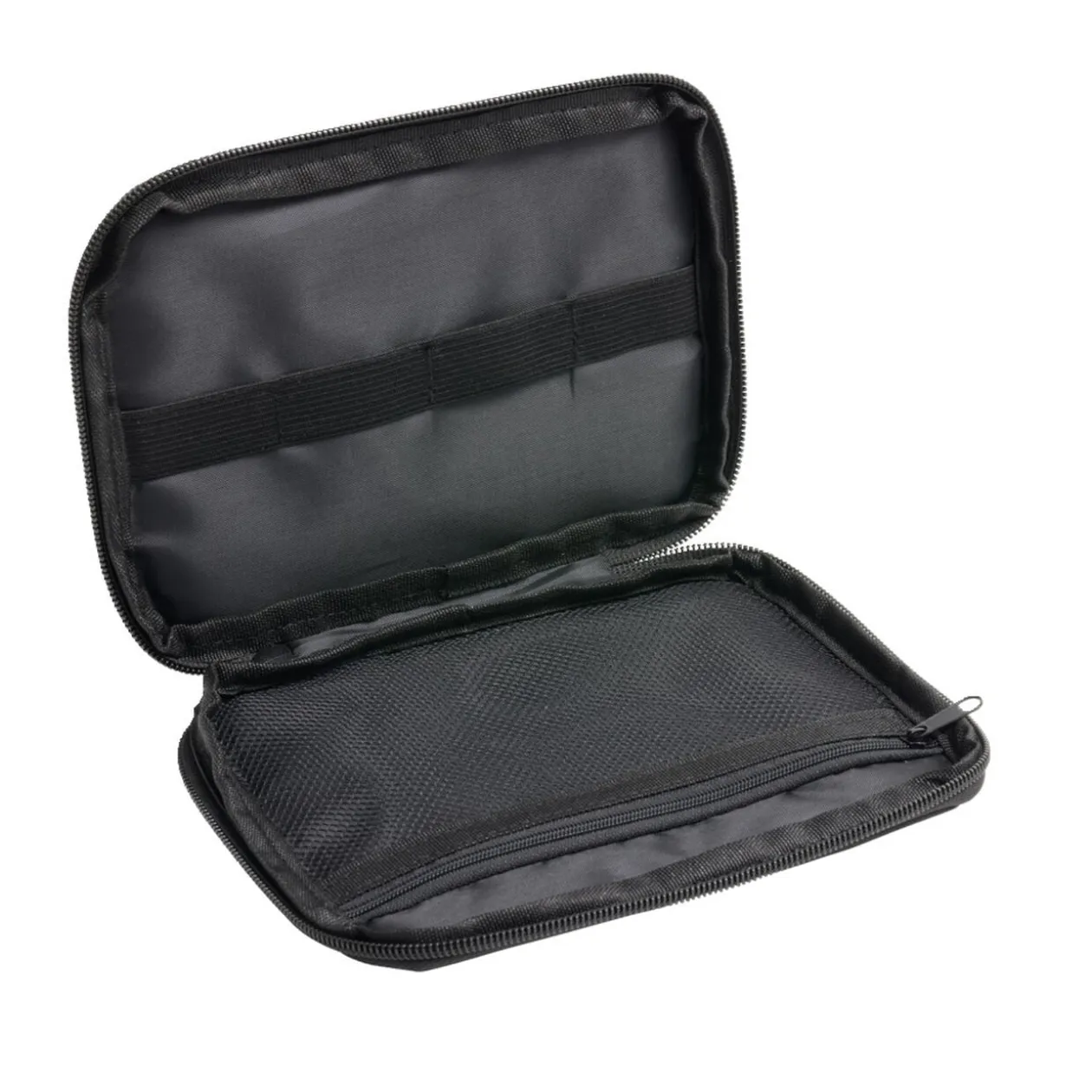 Organisateur de câble pochette zippée noire 19x14cm