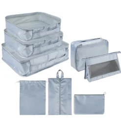 Organisateur de valise x8 (2 modèles bleu ou beige)