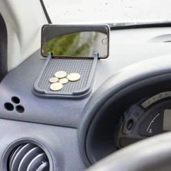 Organisateur de voiture antidérapant 2en1 plastique noir 10,5x18,5cm < Gifi Hot