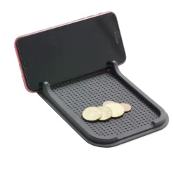 Organisateur de voiture antidérapant 2en1 plastique noir 10,5x18,5cm < Gifi Hot