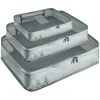 Organisateur de voyage x6 polyester gris < Gifi
