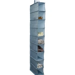 Organisateur de vêtements Bleu - 9 niveaux - 32x15xH128 cm < Gifi Hot