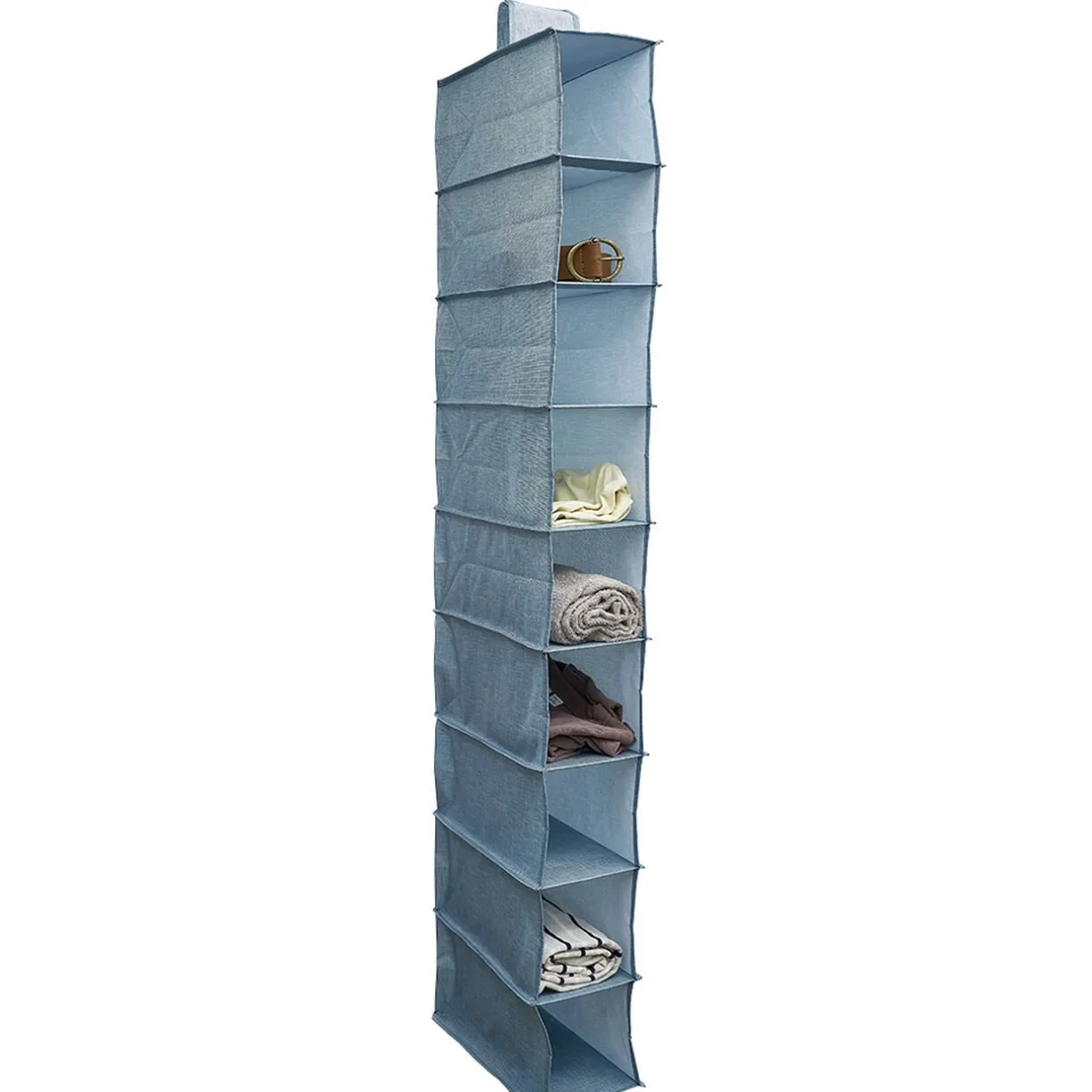 Organisateur de vêtements Bleu - 9 niveaux - 32x15xH128 cm < Gifi Hot