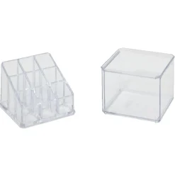 Organisateur à maquillage 2 niveaux transparent < Gifi Outlet
