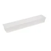 Organisateur tiroir plastique blanc transparent 38x8xH5cm