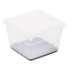 Organisateur tiroir plastique blanc transparent 8x8xH5cm < Gifi
