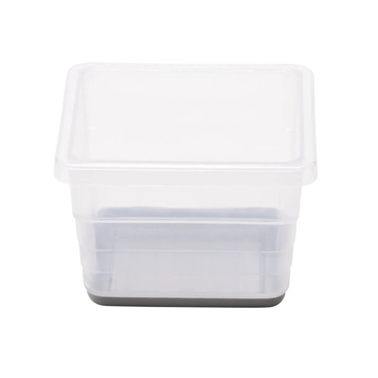Organisateur tiroir plastique blanc transparent 8x8xH5cm < Gifi