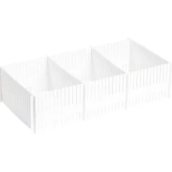 Organiseur de tiroir blanc découpable x4 < Gifi Clearance