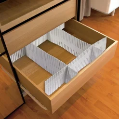 Organiseur de tiroir blanc découpable x4 < Gifi Clearance