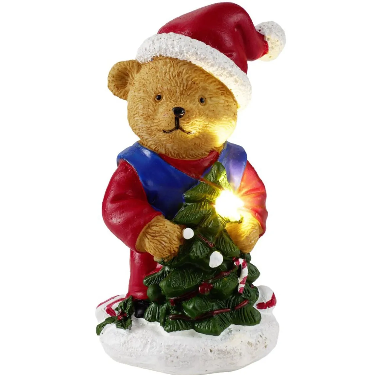 Ours décoratif Noël lumineux LED H10cm (2 modèles) < Gifi Clearance