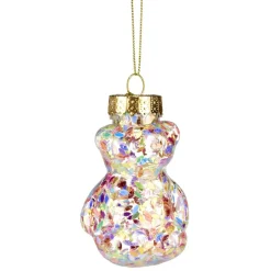 Ours de Noël à sequins à suspendre H6 cm (4 modèles) < Gifi Sale