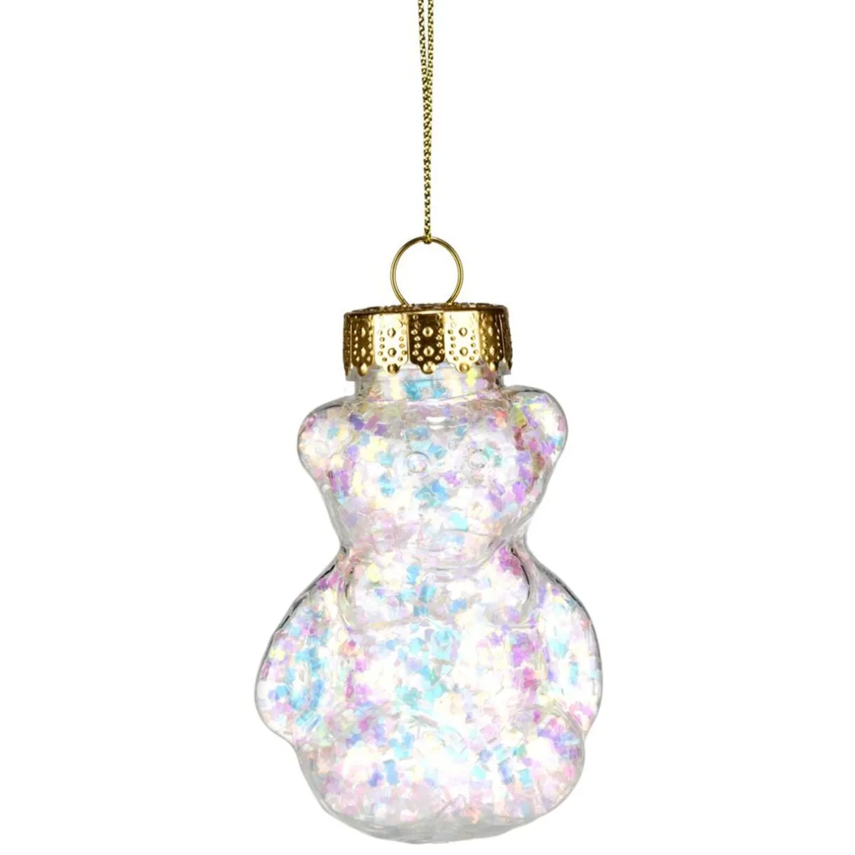 Ours de Noël à sequins à suspendre H6 cm (4 modèles) < Gifi Sale