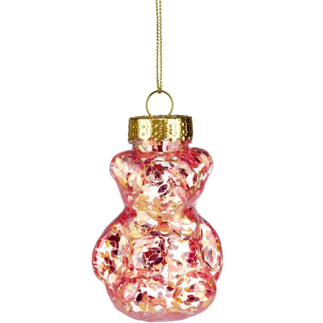Ours de Noël à sequins à suspendre H6 cm (4 modèles) < Gifi Sale