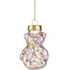 Ours de Noël à sequins à suspendre H6 cm (4 modèles) < Gifi Sale