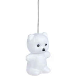 Ourson à poser blanc