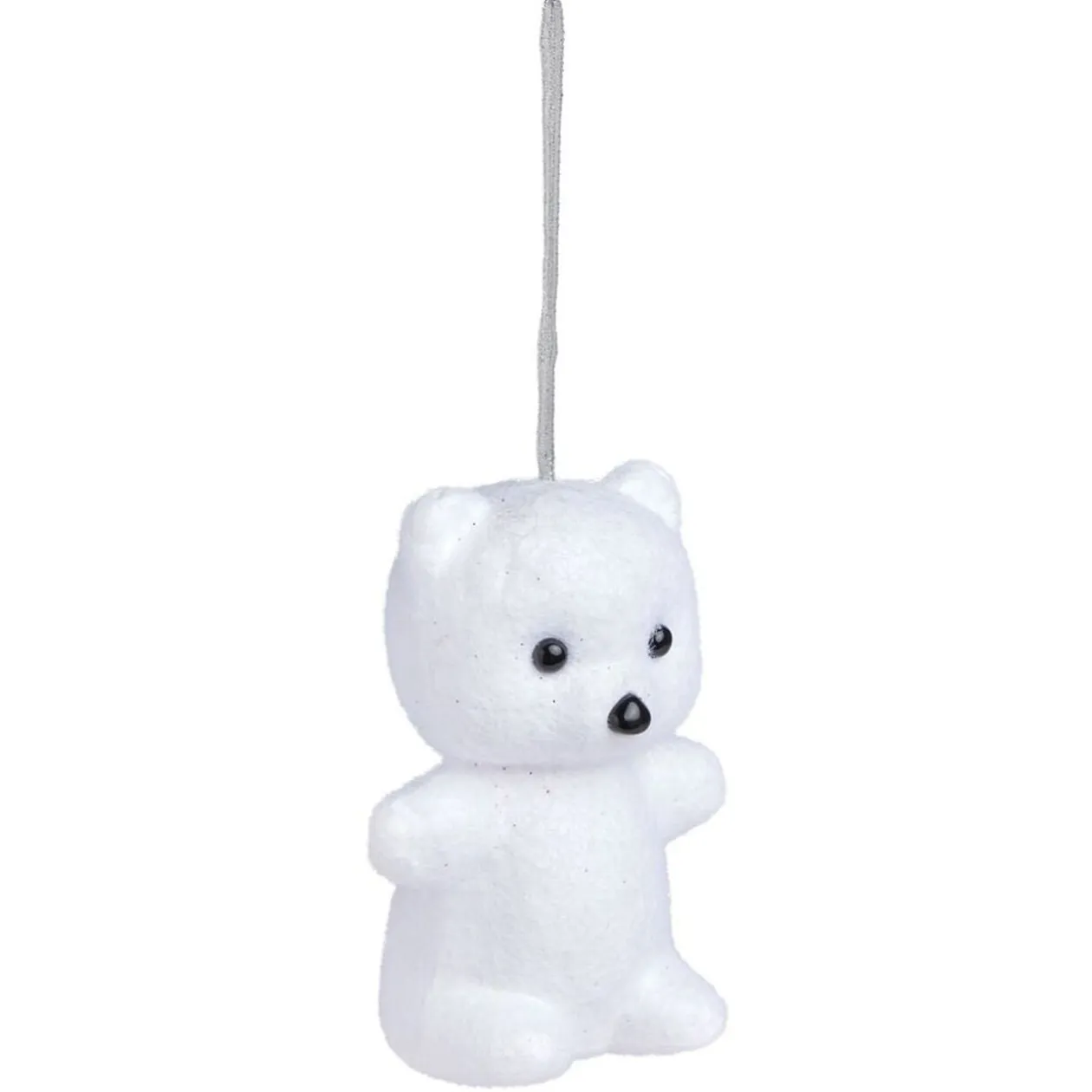 Ourson à poser blanc