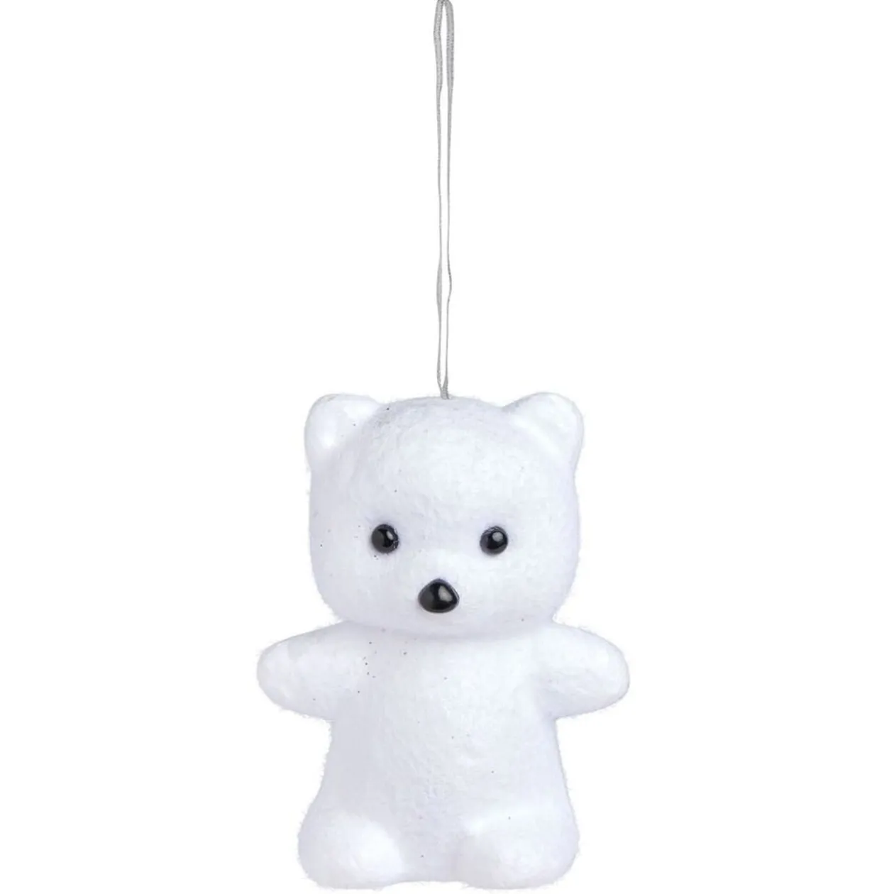 Ourson à poser blanc