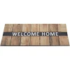Paillasson grattant antidérapant Welcome Home effet bois 75x45 cm < Gifi Sale
