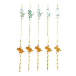 Paille décor dinosaure x10 < Gifi Sale